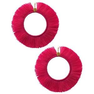 NEW ERIKA PEÑA women's carmen earrings in fuchsia